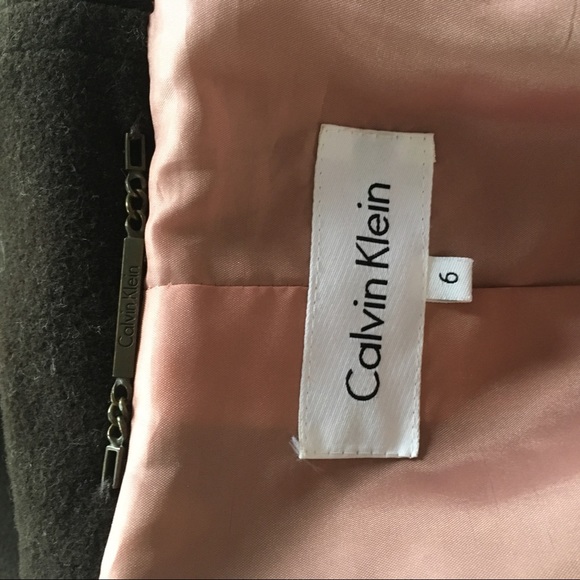 Calvin Klein Winter Hooded Brown Coat - Picture 8 of 10